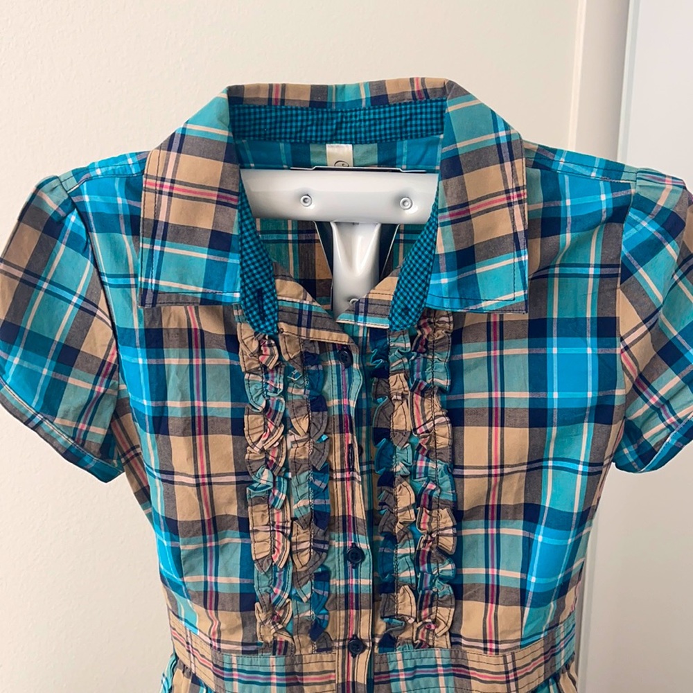 Dress plaid print